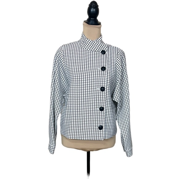 NWT CAbi Windowpane Jacket Small - Picture 4 of 15